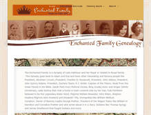 Tablet Screenshot of enchantedfamily.com